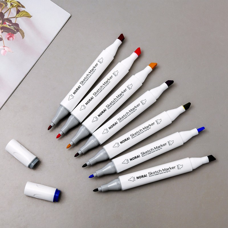 厂家直销双头马克笔套装油性多色手绘画笔水彩笔设计马克笔批发详情图10