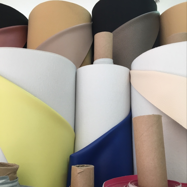 Eco-friendly calfskin factory direct sales, hot-selling new PVC leather, large stock of high, medium and low grade luggage, sofa, shoe materials and fabrics details Picture