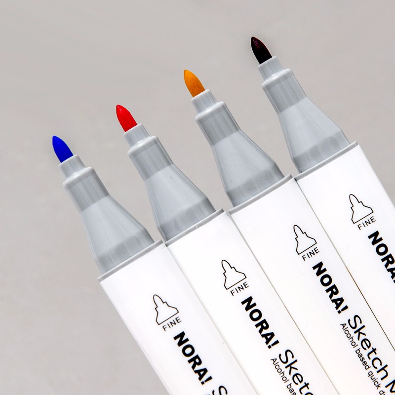 厂家直销双头马克笔套装油性多色手绘画笔水彩笔设计马克笔批发详情图5