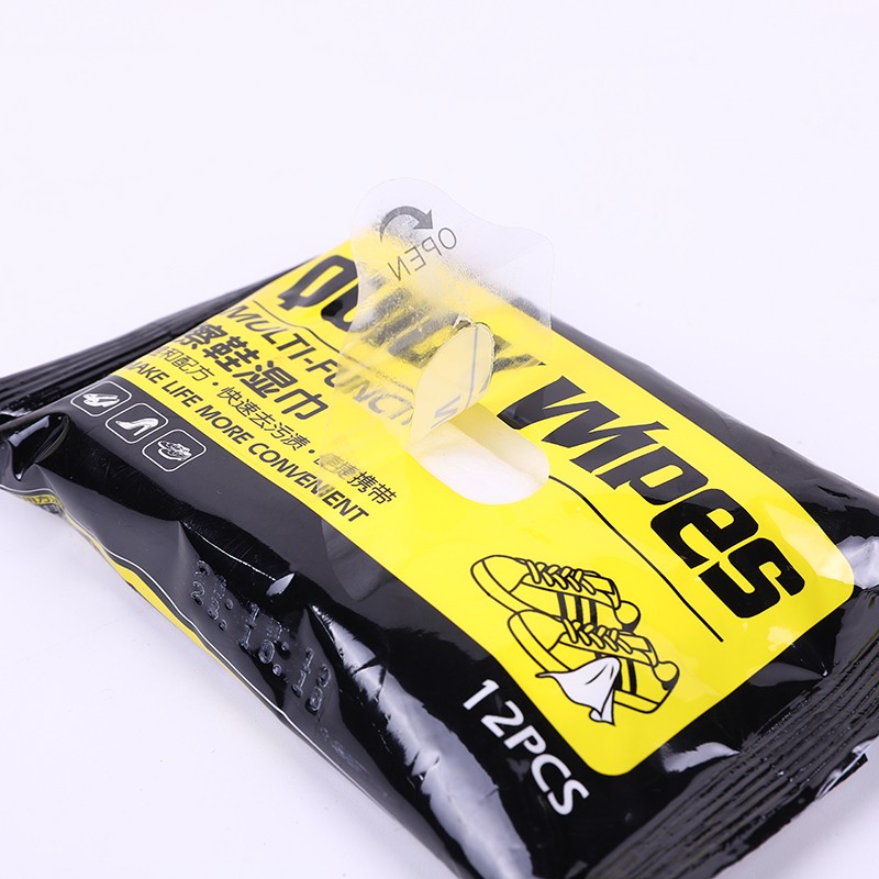 5包擦鞋湿巾12片小白鞋清洁湿巾擦鞋专用加厚水刺布擦鞋神器拍下一份发5包详情4