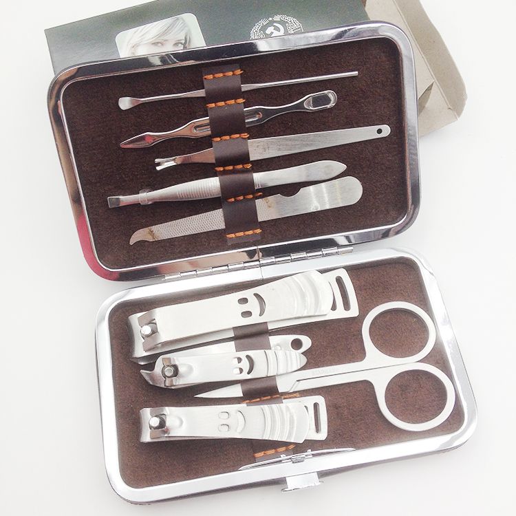 Daily stainless steel luxury nail clippers 9-piece set, beauty set, nail clippers 365-9S Specification image