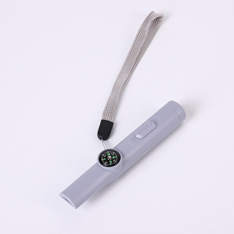 Cross-border exclusive outdoor laser flashlight with compass whistle for teaching and lecture multi-functional LED flashlight detail image 1