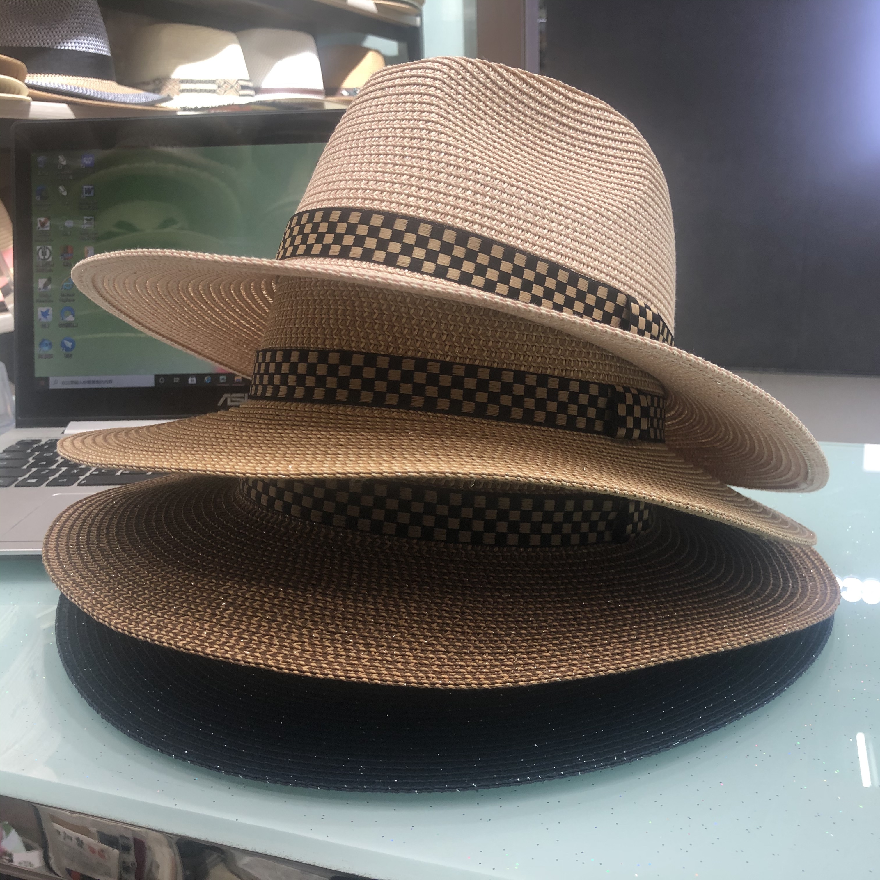 Straw Hat Women's Summer Korean Version Of Sun Protection Beach Hat Men's Top Hat Item Picture
