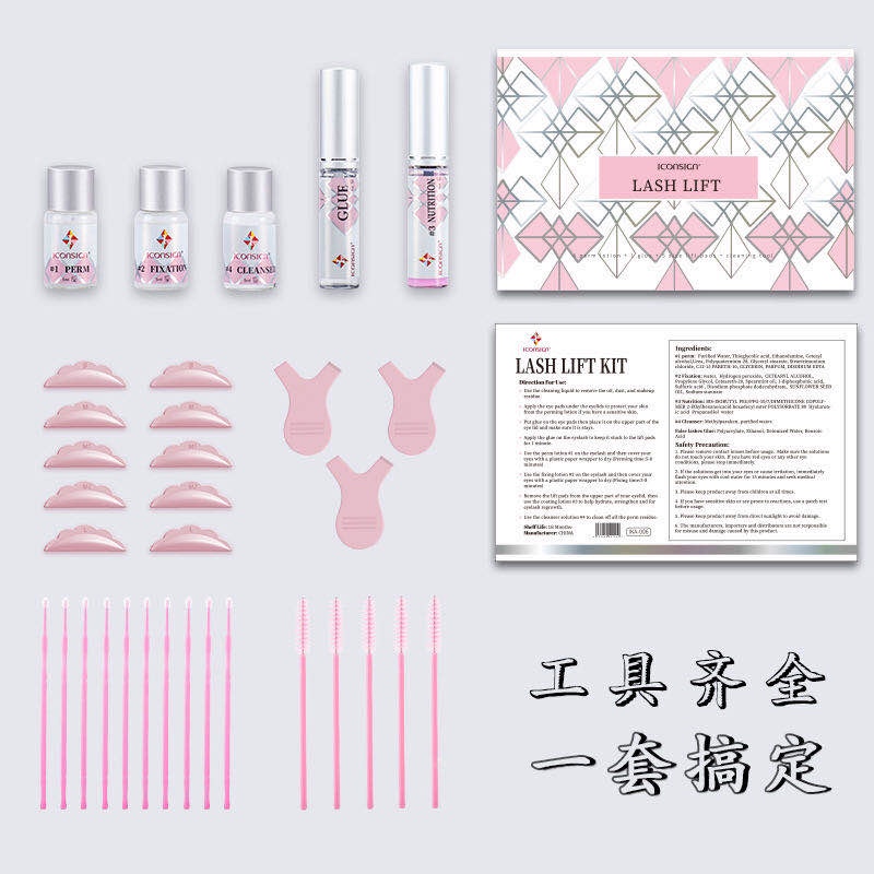 Ecksil Eyelash Ironing Set Specification drawing