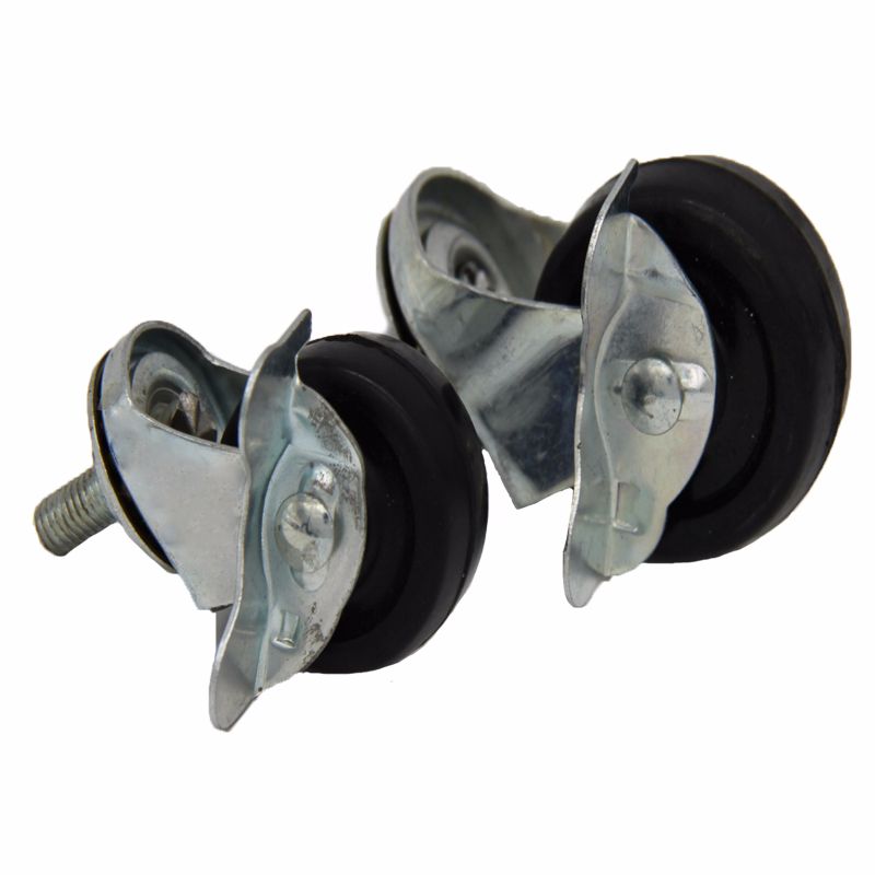 1.5-inch black rubber flat-bottomed side brake Specification image