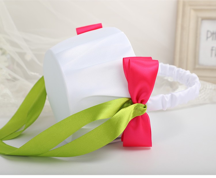 New European and American small flower baskets for wedding, flower girls scattering flowers, white hand-held small flower baskets, wedding supplies wholesale detail image 12