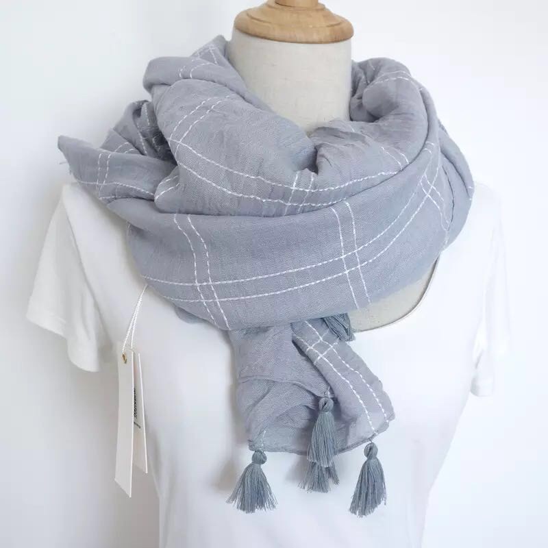 women's shawl autumn-winter coat with casual mid-length explosive scarf