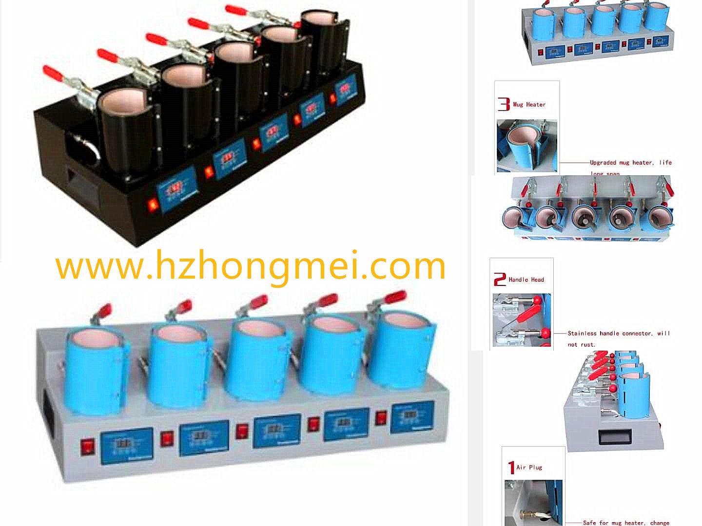 Five-cup baking machine, multi-functional baking machine, heat transfer baking machine, DIY MP150X5