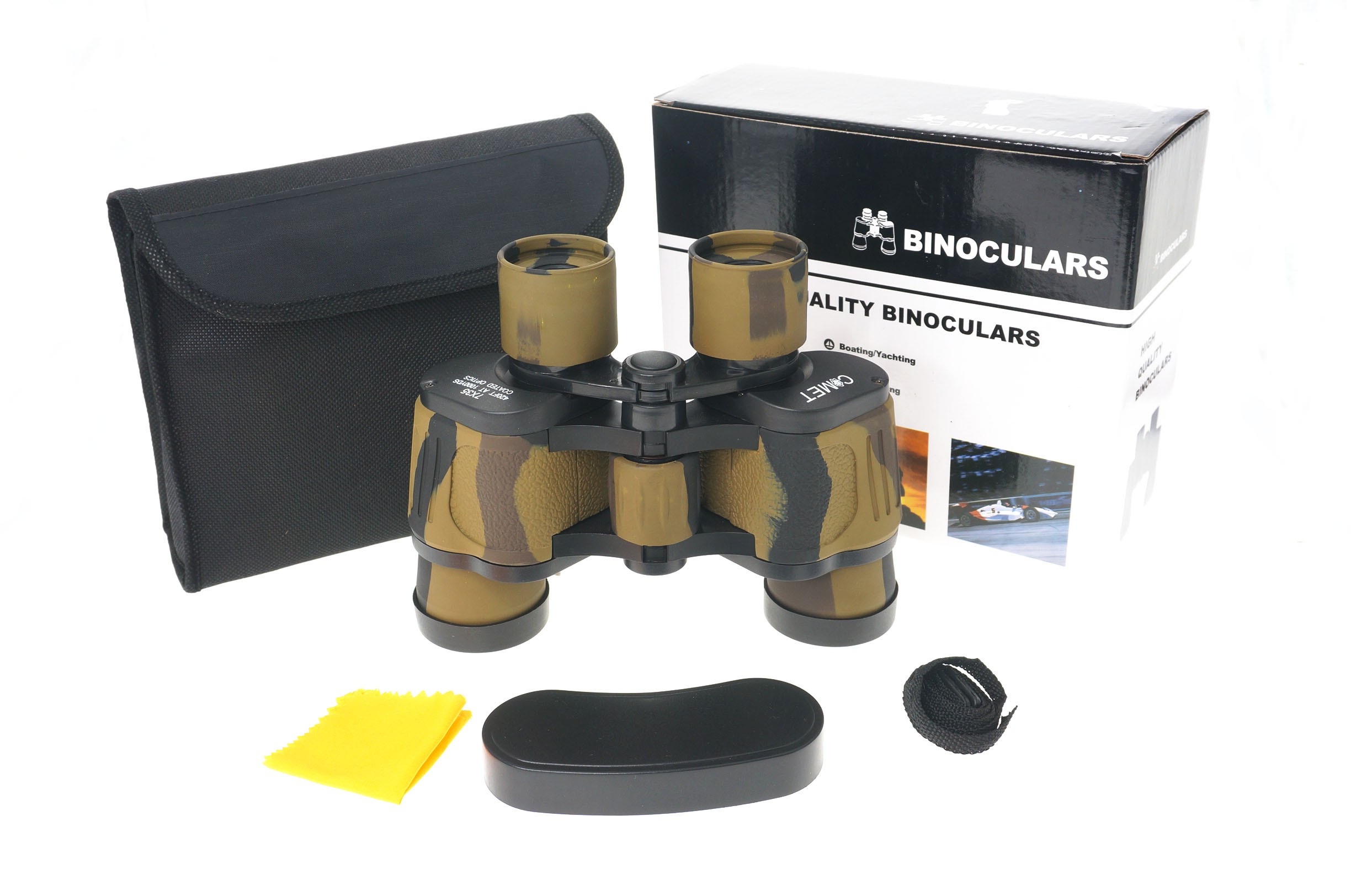 COMET Factory Direct Sale 7X35 Shami semi-circular skin high-definition telescope detail image 1