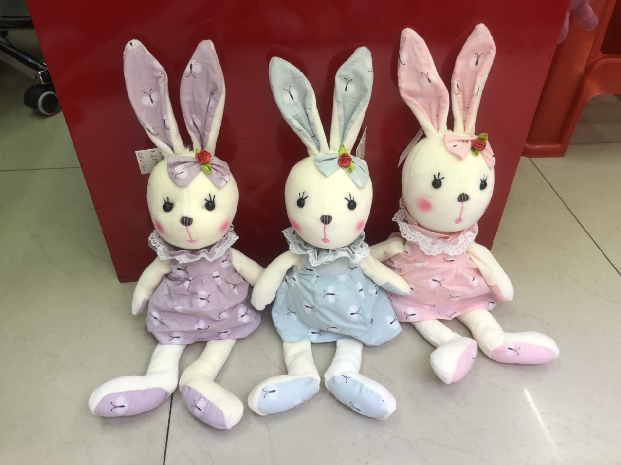 Feather down cotton rabbit 48CM, foreign trade original single wedding gift thumbnail