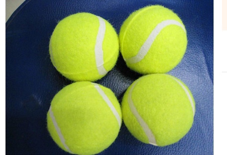 网球厂家批发化纤面料宠物玩具球网球 定制网球体育用品宠物网球详情图1
