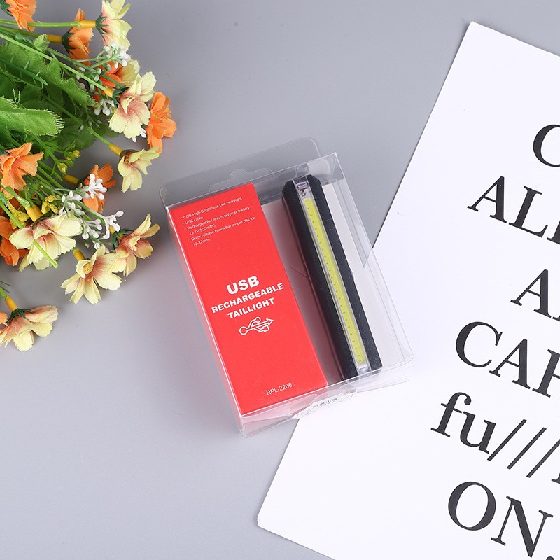 Factory direct sales of bicycle long strip taillights, mountain bike safety warning lights, backpack lights and night riding equipment detail image 3