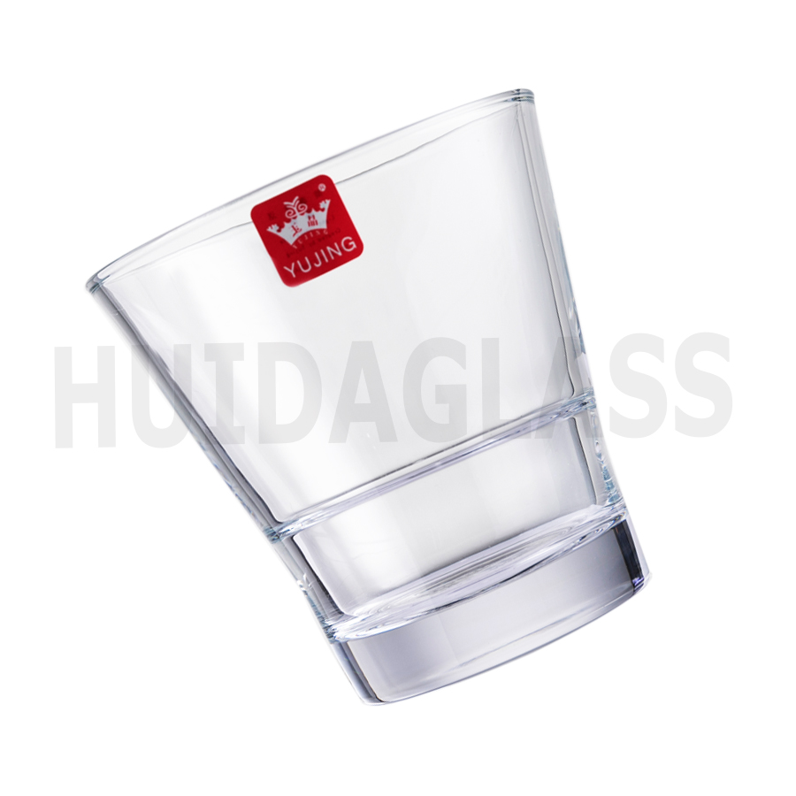 Yiwu Good Goods Huida Glass High Quality Ultra White Glass 320Ml Conical Glass Beer Glass Drink Glass Milk Glass Juice Glass Whiskey Glass Yja1509 details Picture