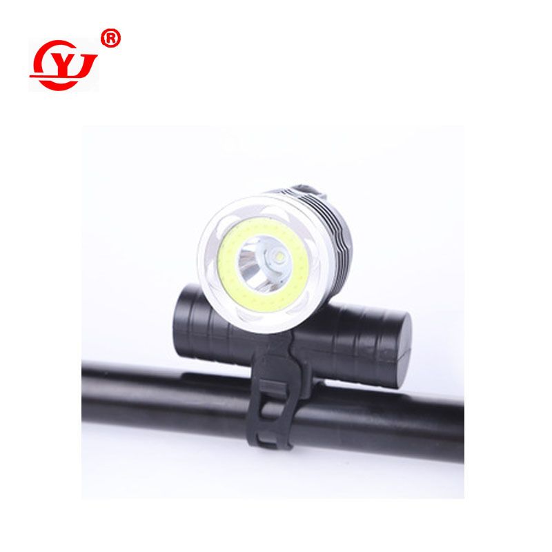 Mountain bike LED waterproof headlight manufacturer direct sales, USB charging night cycling warning light new product wholesale