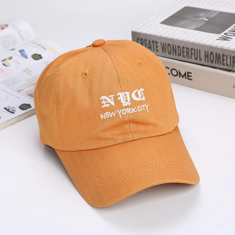 Korean streetwear brand embroidered simple men's and women's outdoor casual sunshade baseball cap 19003 detail image 3