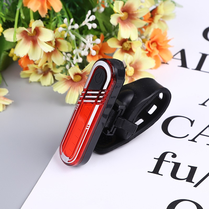 Night warning light, bicycle luminous rear light, bicycle reflective taillight, creative night mountain bike detail image 2