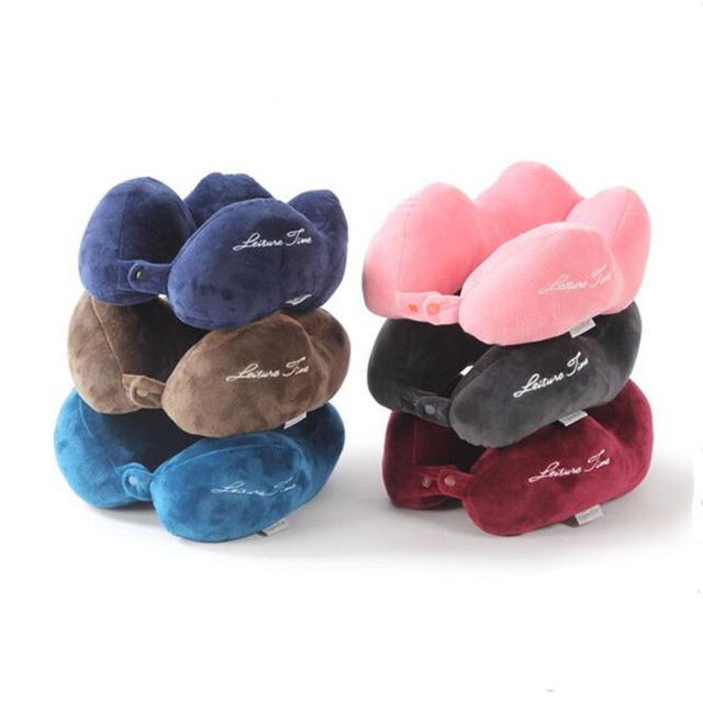 Memory Foam Pad U Shaped Travel Pillow Airplane Travel Sleep Head Rest Support Pillow Soft Neck Pillow Car Pillow Cushion thumbnail