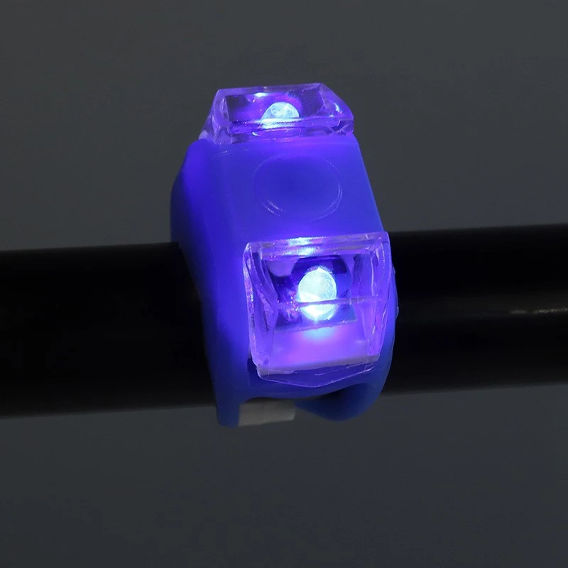 Bicycle lights, frog lights, silicone warning taillights, dead fly, scooter equipment accessories, flashing LED headlights detail image 2
