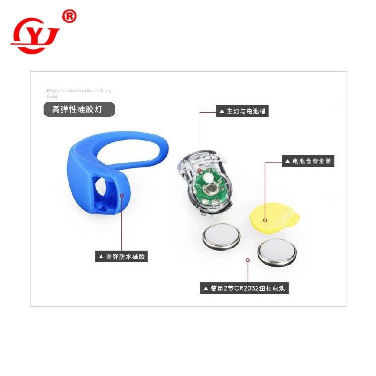 Factory direct sales of USB charging night riding warning lights, mountain bike LED waterproof headlights in stock for wholesale detail image 5