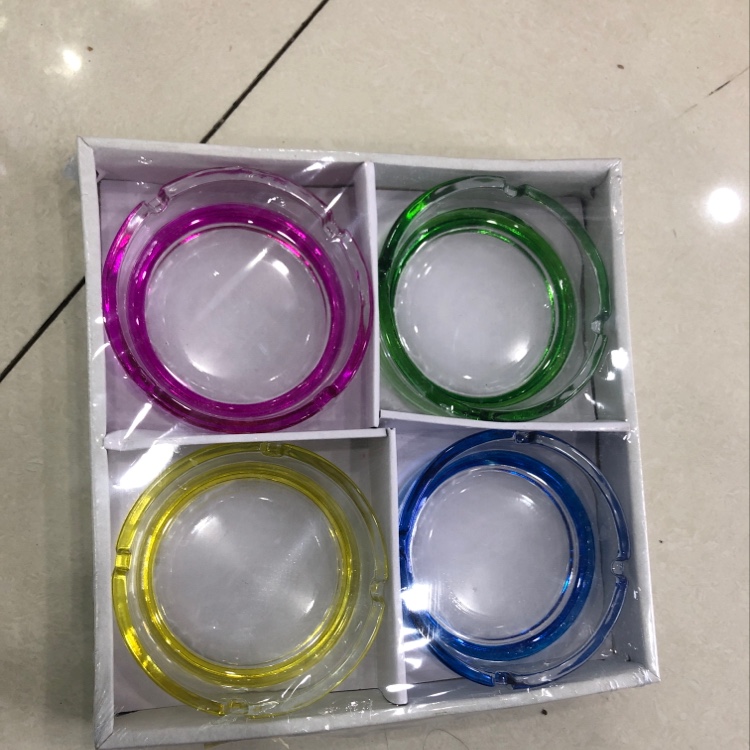 玻璃烟灰缸四色不零售 勿拍 厂家直销当季新品可批发
