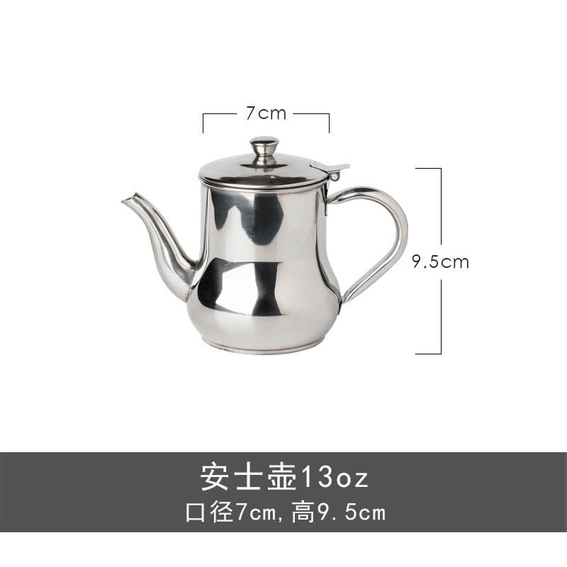 不锈钢油壶安士壶小号酱油瓶醋壶大油瓶醋瓶厨房用品11oz详情图2