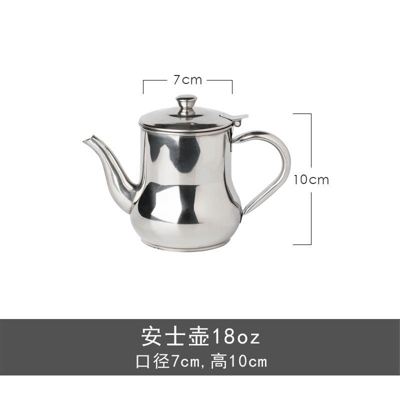 不锈钢油壶安士壶小号酱油瓶醋壶大油瓶醋瓶厨房用品11oz详情图3