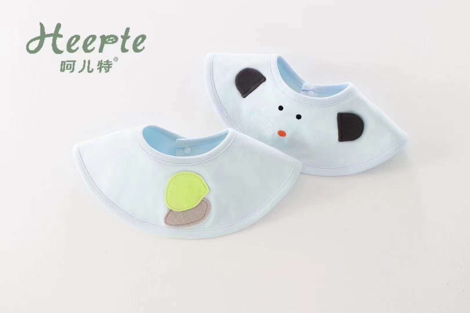 Double Cotton Wool Fairy Mouse Bib Can Be Cute Love Fairy Mouse
100% Combed Cotton Fabric, Exquisite Double Edging Process
Cute Animals & Geometric Embroidery Decoration details Picture