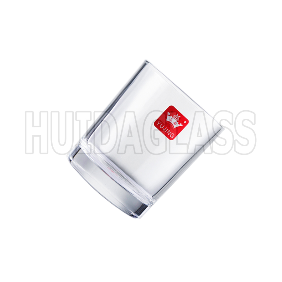 Yiwu Good Goods Huida Glass High Quality Ultra White Glass 200Ml Flat Glass Milk Cup Beer Cup Liquor Cup Juice Cup Drink Cup Yja1508 Item Picture