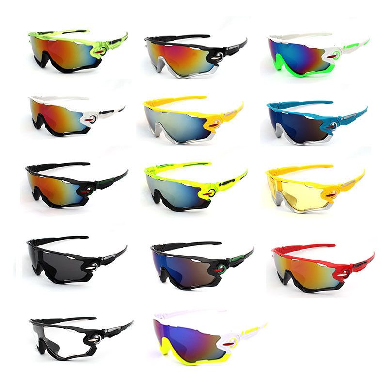 9270 Outdoor cycling glasses Bicycle sunglasses 3 sports glasses set polarized sunglasses set for men details Picture