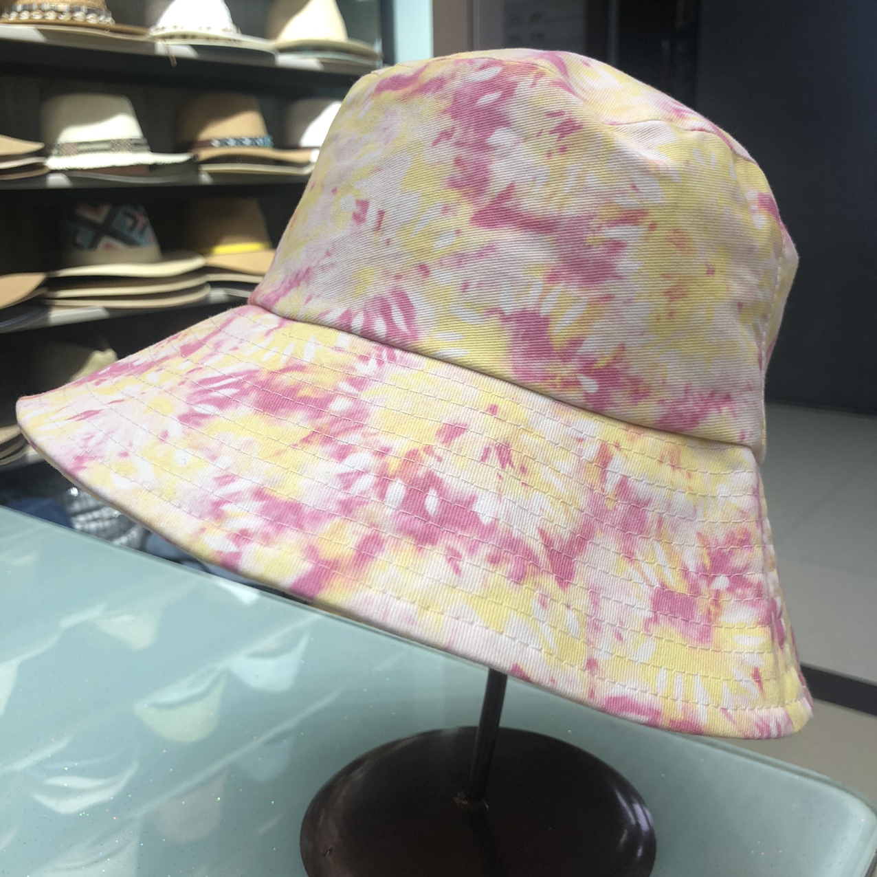 Fisherman Hat Female Autumn And Winter Korean Version Of The Tide With Japanese And American Tie-Dye Color Basin Hat