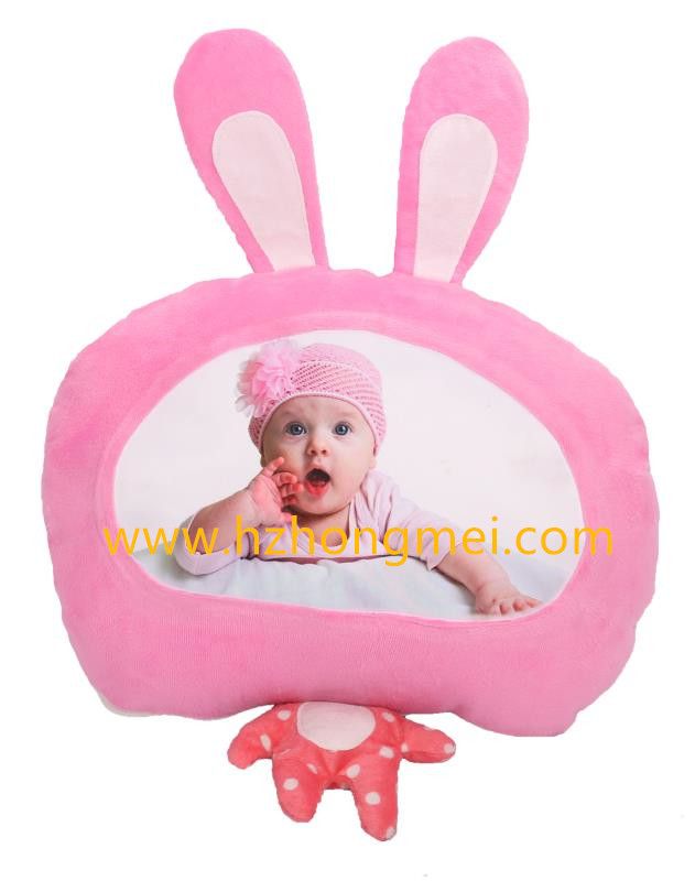 75*49*48热转印卡通小兔子抱枕 DIY枕套 热转印枕套 空白枕套定制