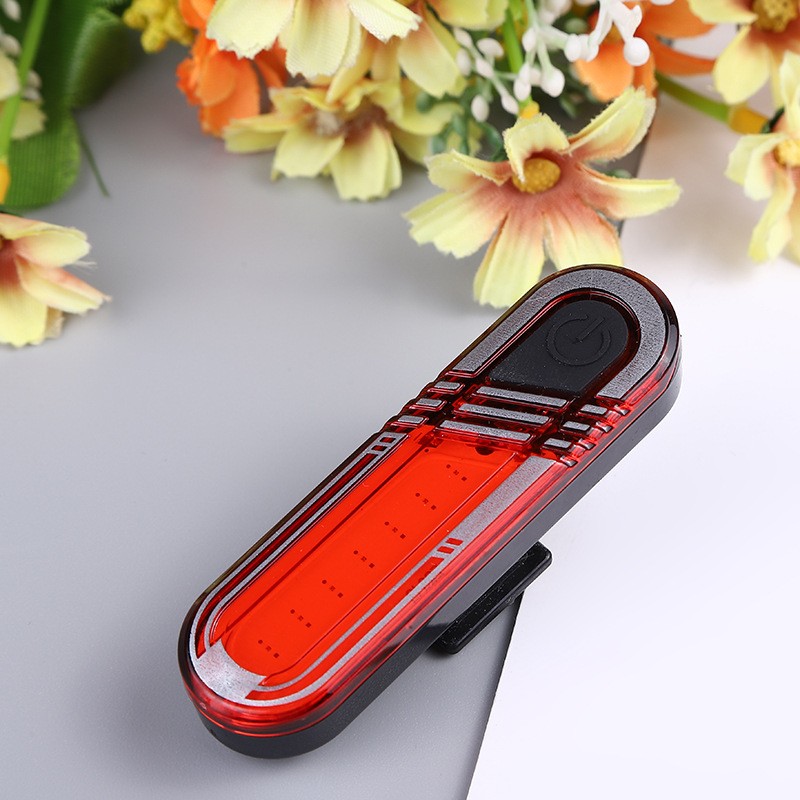 Night warning light, bicycle luminous rear light, bicycle reflective taillight, creative night mountain bike detail image 3