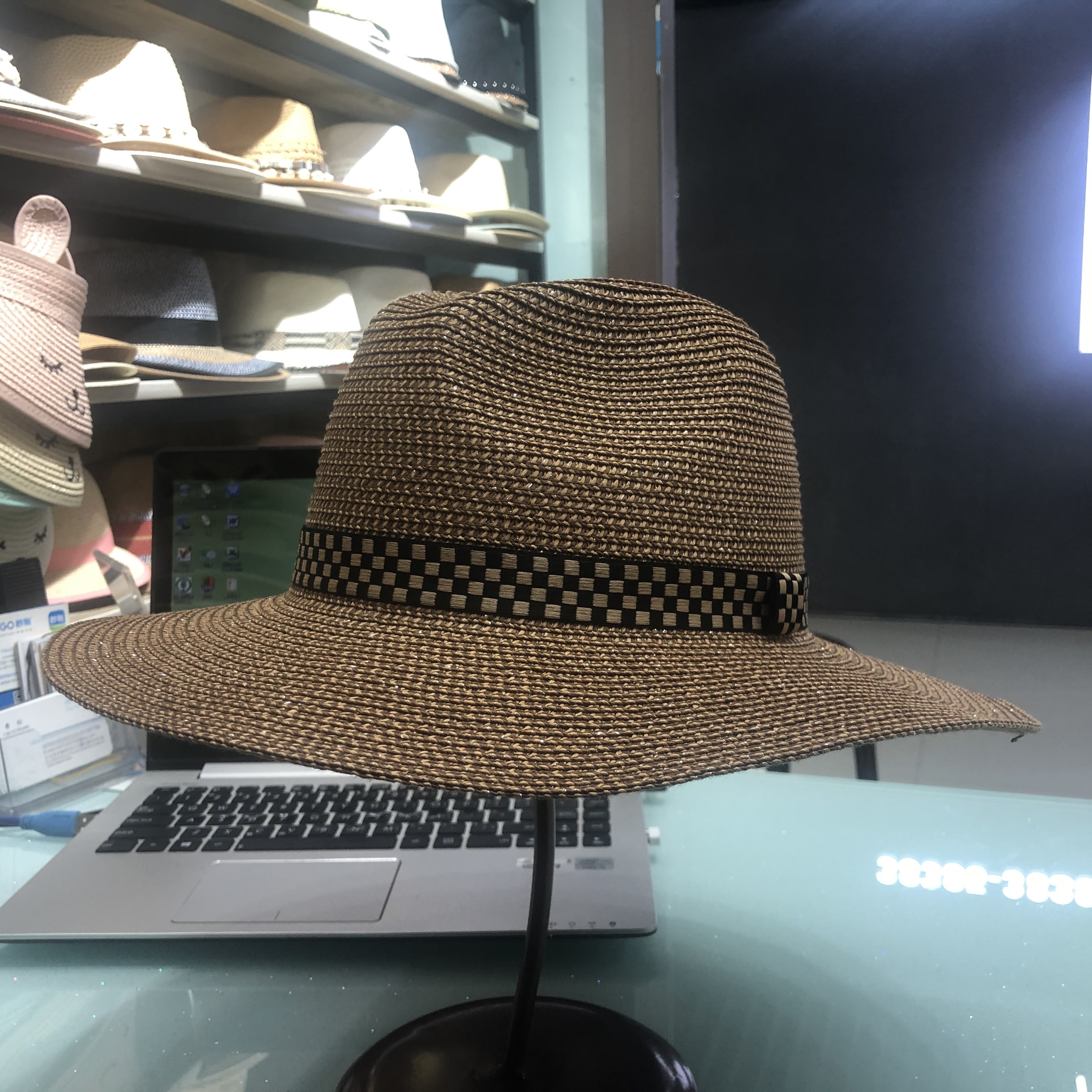 Straw Hat Women's Summer Korean Version Of Sun Protection Beach Hat Men's Top Hat full figure