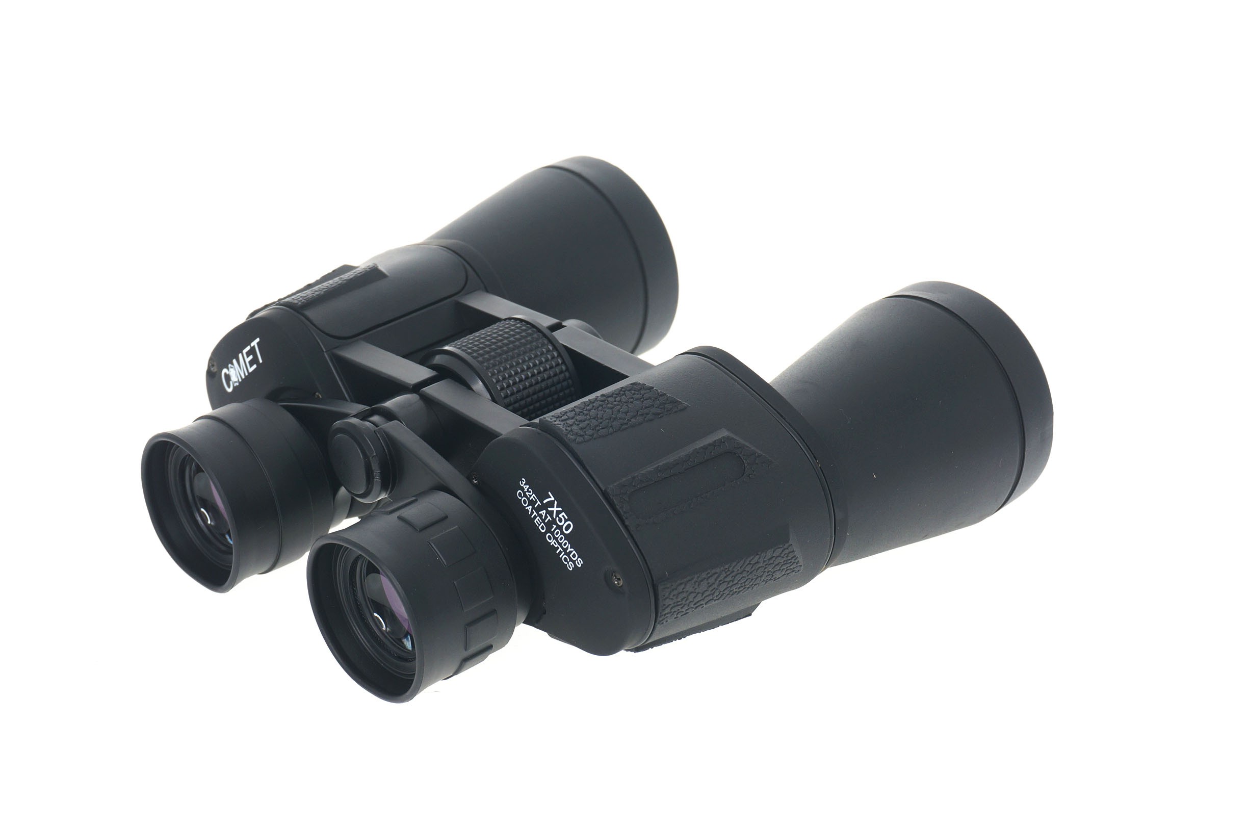 COMET Factory Direct 7X50 Large eyepiece high-definition Telescope B50CT:7X50 black 218 leather detail image 3