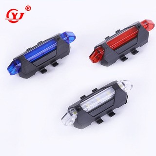 Wholesale USB charging night riding warning lights, mountain bike LED waterproof headlights, warning lights detail image 1
