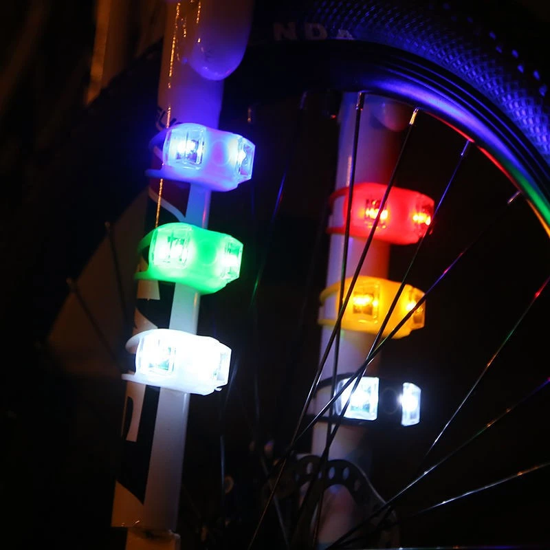 Bicycle lights, frog lights, silicone warning taillights, dead fly, scooter equipment accessories, flashing LED headlights detail image 5