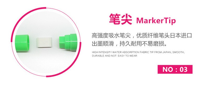 15mm外贸彩色可擦液体粉笔 玻璃荧光板专用笔LED广告牌发光灯板笔详情图4
