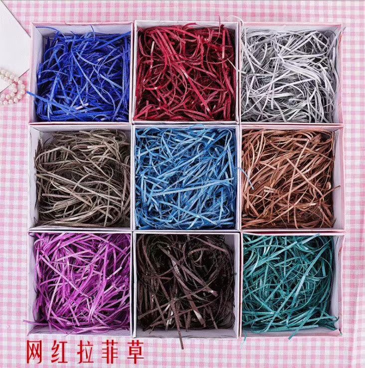 Web celebrity green onion silk web celebrity filling material DIY craft manual material thumbnail