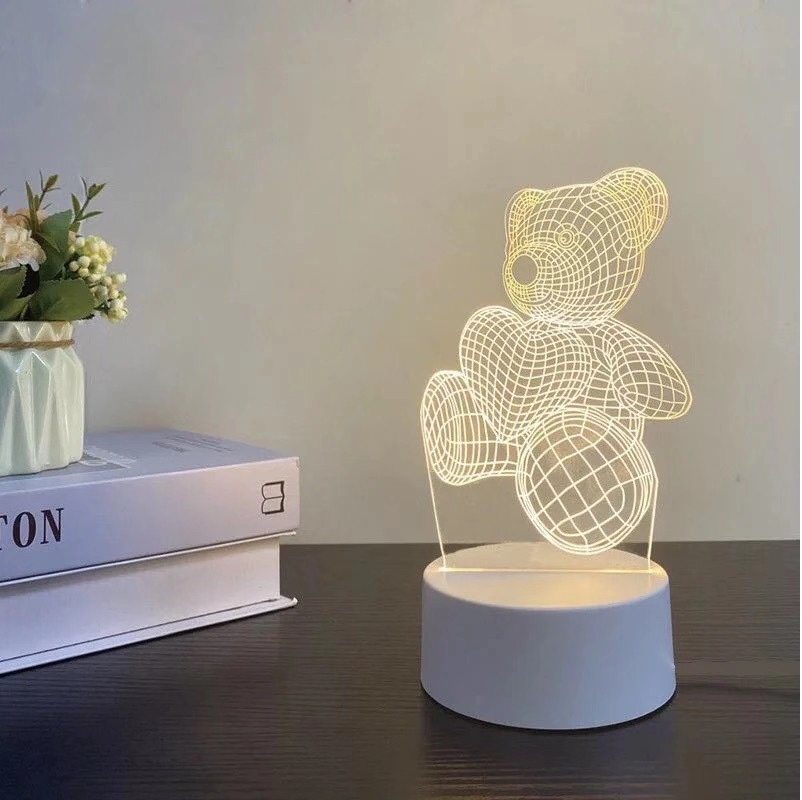 Night light Bear Hug Heart Glowing Toy, Yuanhuang Electronics
