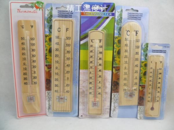 Wholesale indoor and outdoor wooden temperature glass thermometers, glass thermometers, rod thermometers and stationery detail image 6