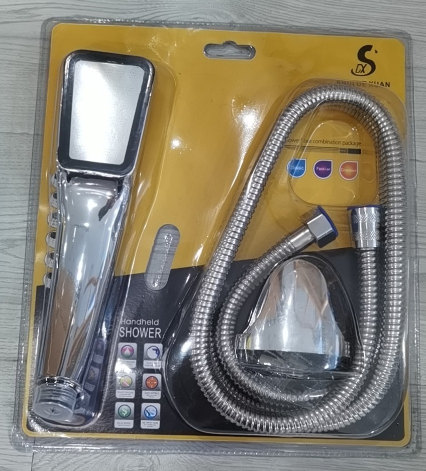 Pressure-increasing handheld showerhead cover assembly hose vacuum forming detail image 1