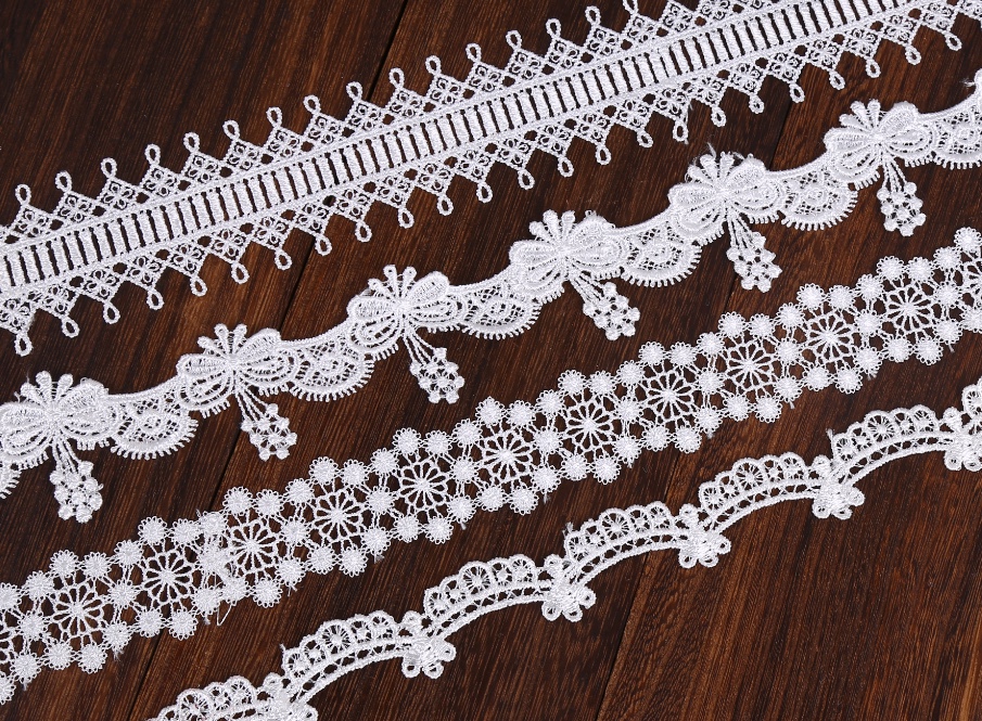 水溶花边刺绣箱包服装