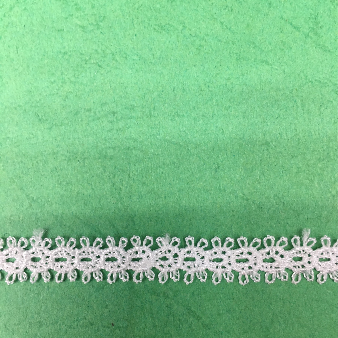 Polyester water-soluble lace trim polyester filament in stock details Picture