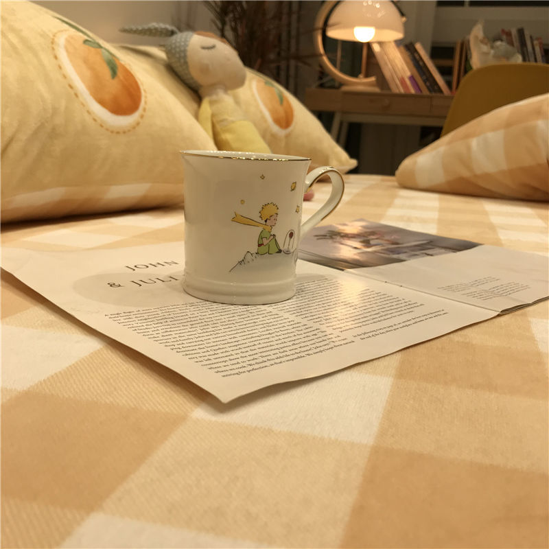 Winter Thickened Coral Flannel Milk Velvet 4-Piece Set Thickened For Warmth Specification drawing