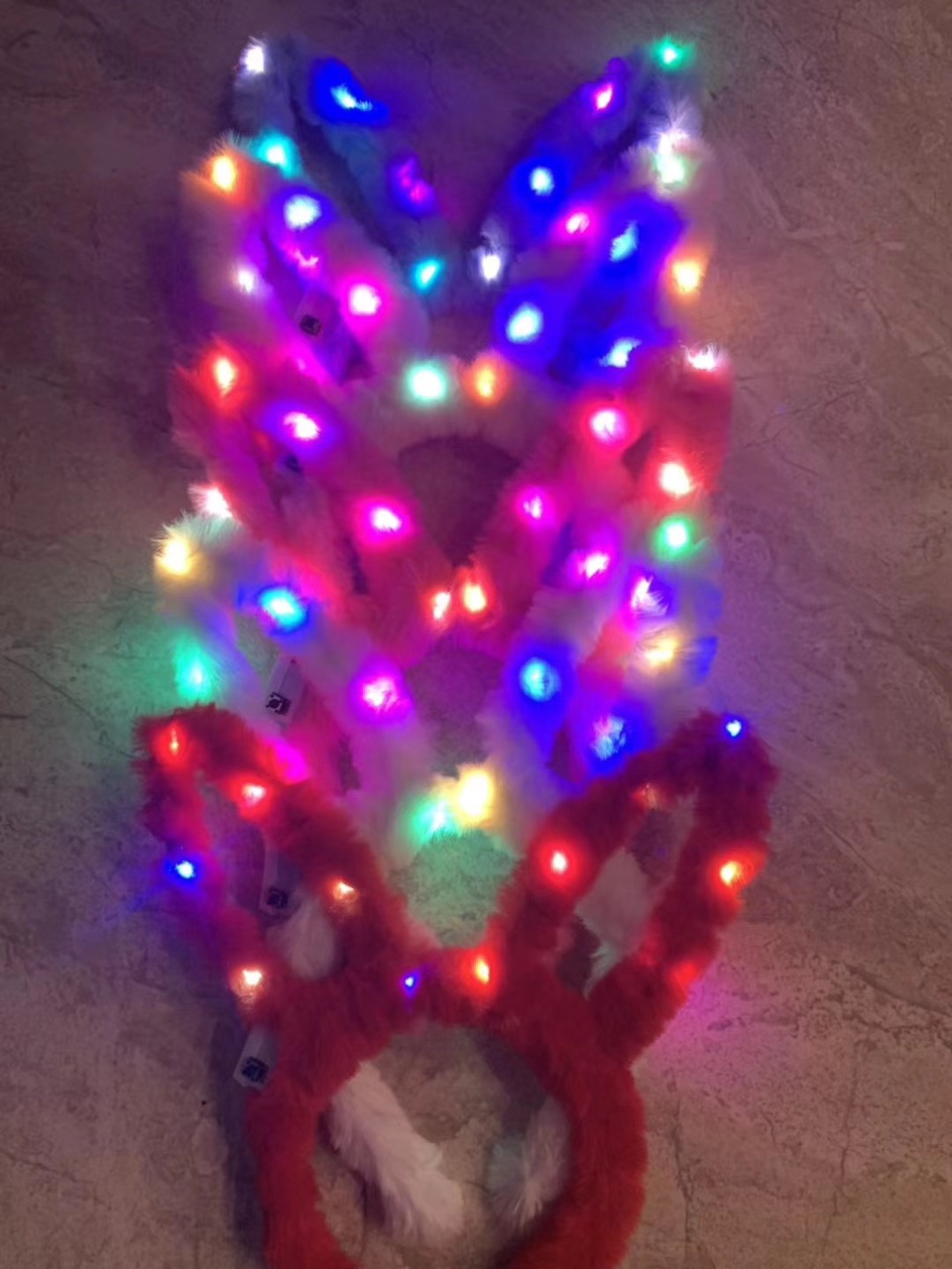 Plush headbuckle luminous toys from Yuanhuang Electronics