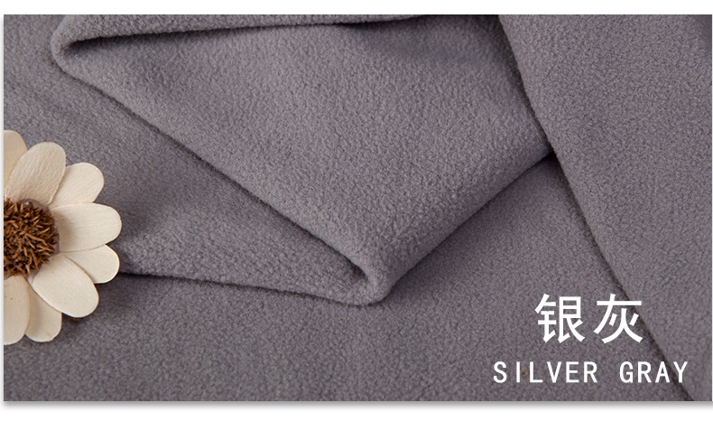 Wholesale of double-sided ultra-fine polar fleece fabric for gloves, fleece, home wear and knitted fabric detail image 17
