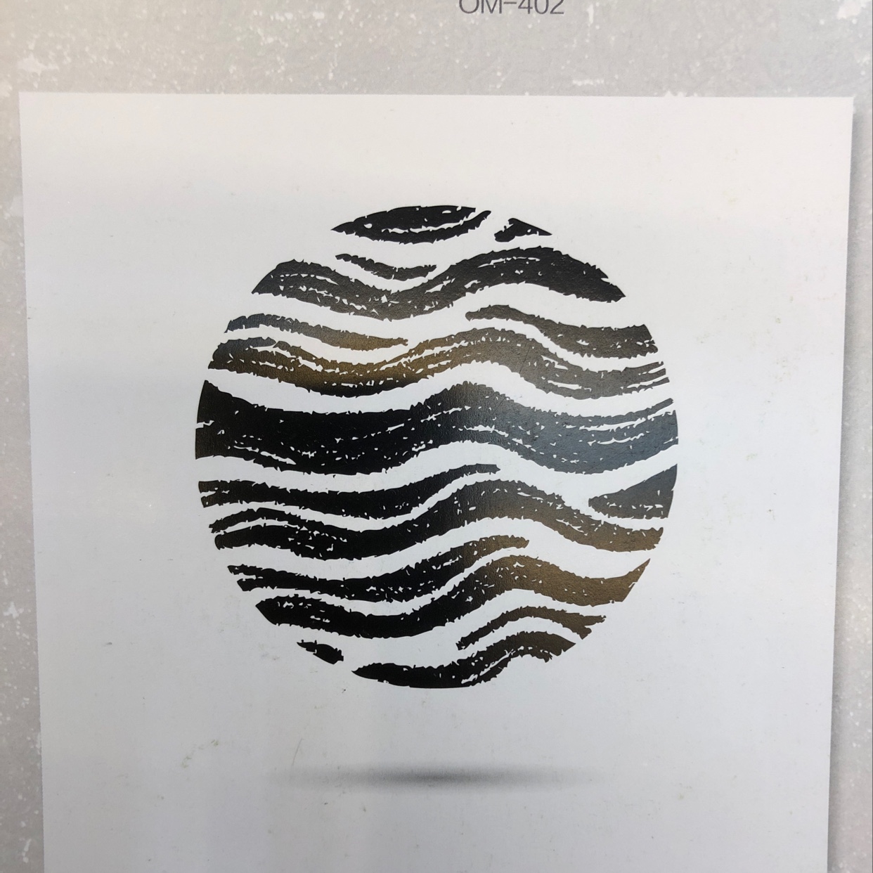 中式黑白圆波浪工艺品墙挂