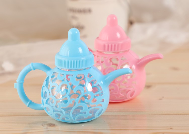 Teapot-shaped candy box, electroplated gold plastic wedding candy box, best-selling candy box on AliExpress detail image 5