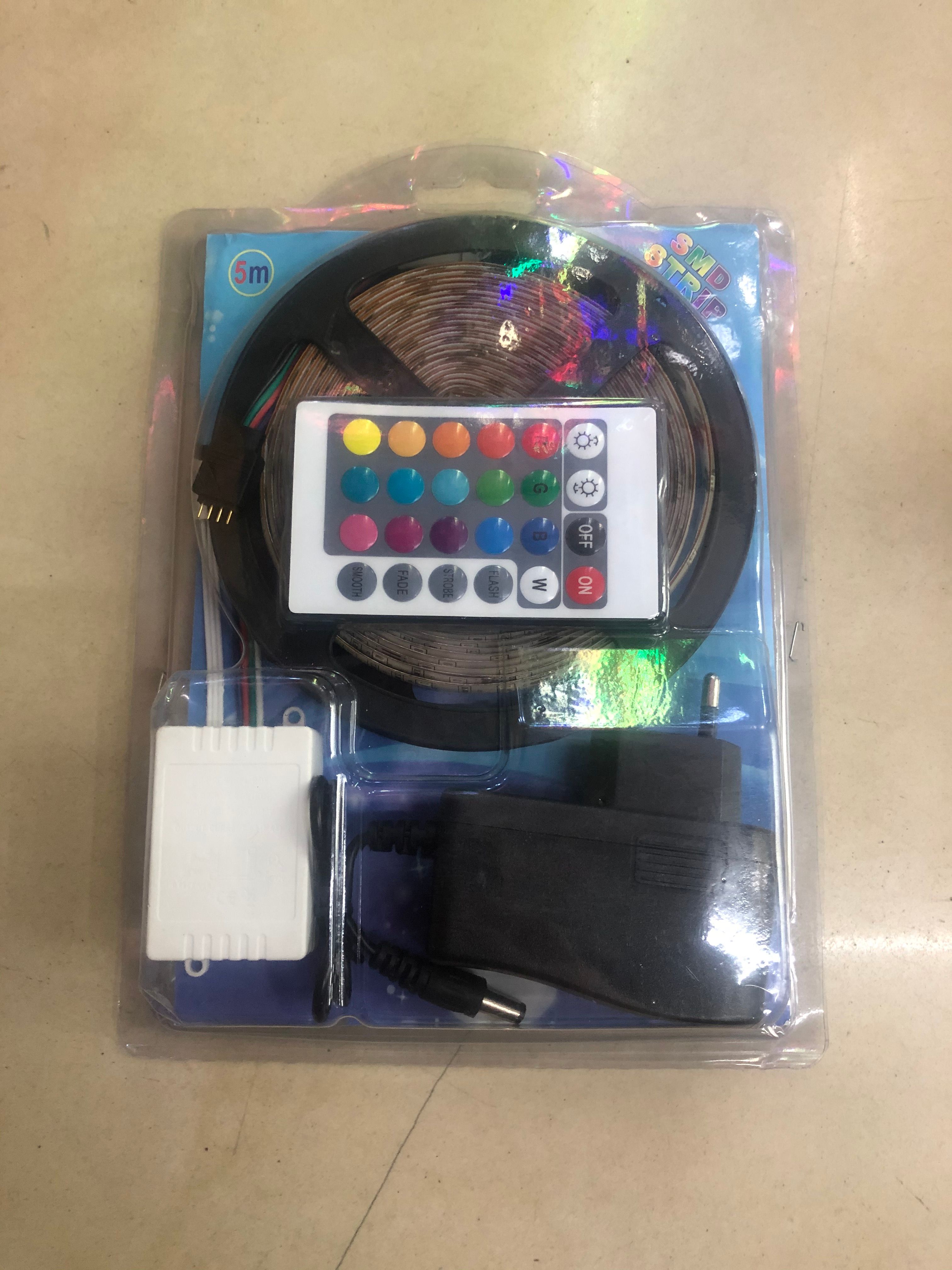 精装LED灯带 220v带电池控制器遥控板