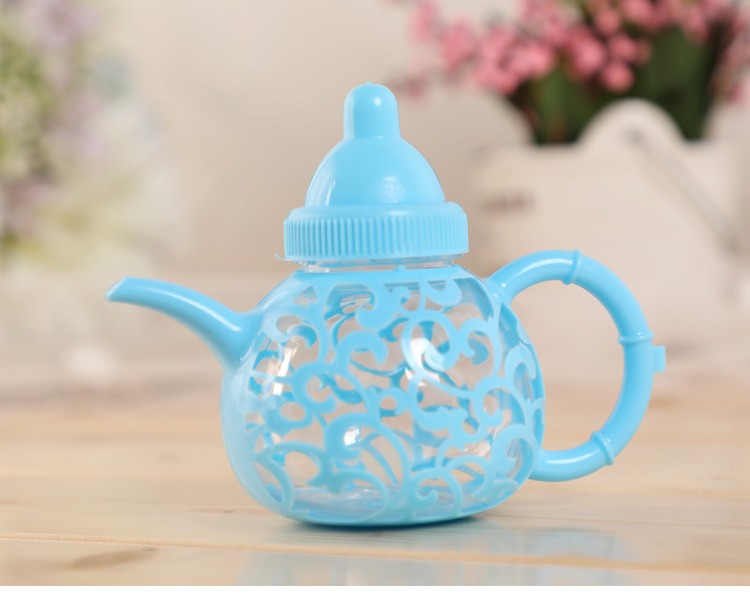 Teapot-shaped candy box, electroplated gold plastic wedding candy box, best-selling candy box on AliExpress detail image 13